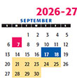 Academic Calendar 2026-2027